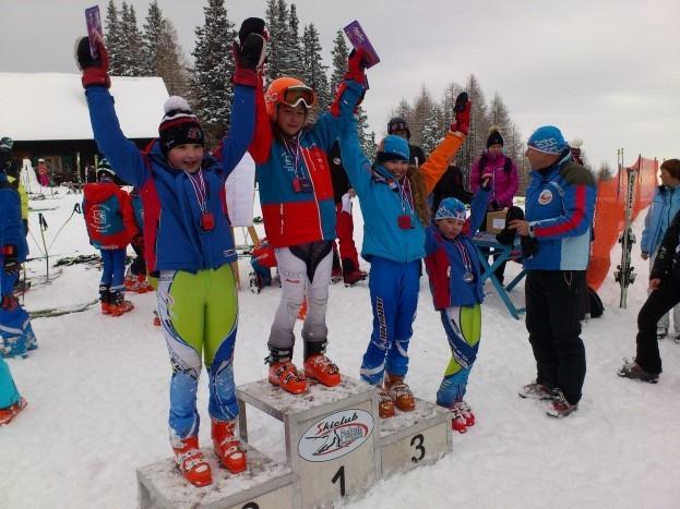 Rezultati tekmovanja v veleslalomu za Cicibanke in Cicibane