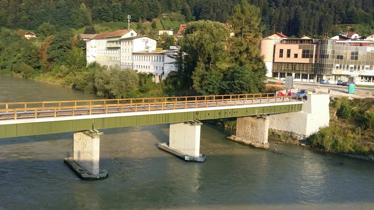 Stari most v Dravogradu dobiva novo podobo