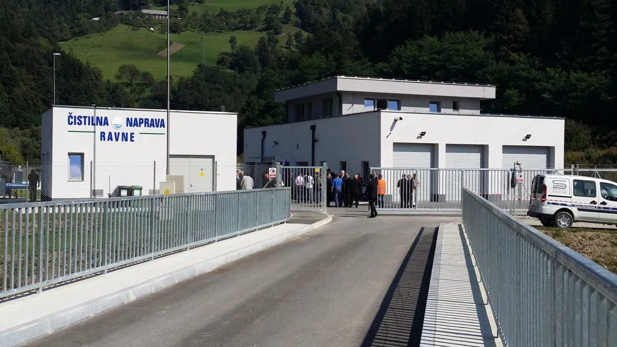 Nova čistilna naprava na Ravnah pričenja z obratovanjem