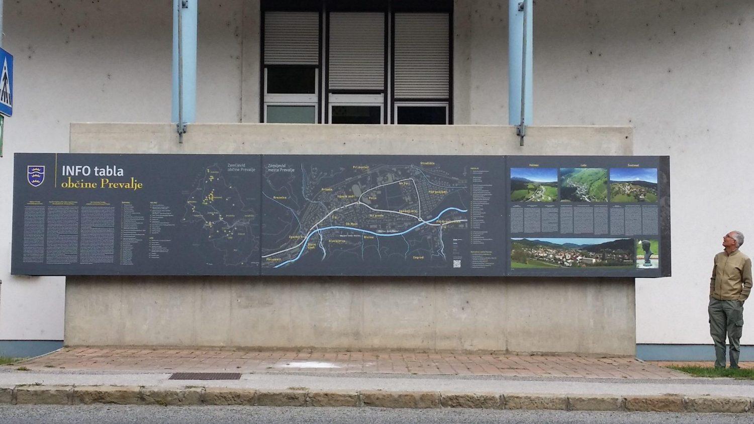 Nova INFO tabla na Prevaljah