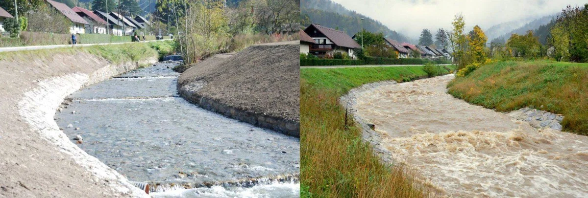 FOTO: Narasla reka Mislinja