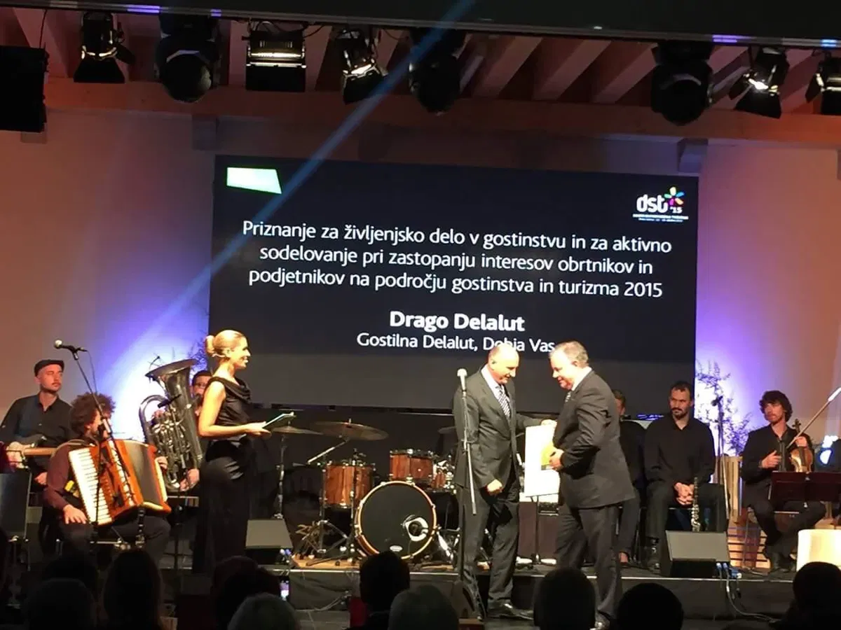 Drago Delalut prejel priznanje za življenjsko delo