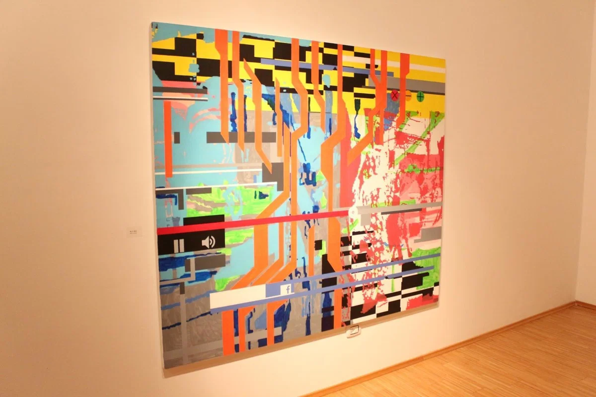 FOTO: Odprtje razstave Katje Felle: Distorzija vidnega/Simulacija zvoka