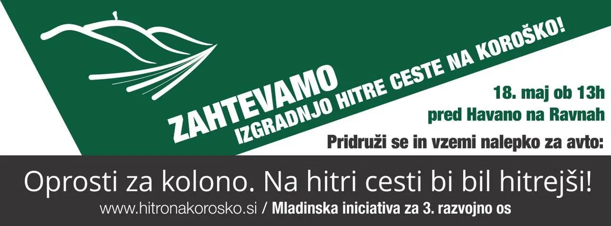 Boste šli po nalepko za svoj avto, na kateri piše: 'Oprosti za kolono. Na hitri cesti bi bil hitrejši!'?