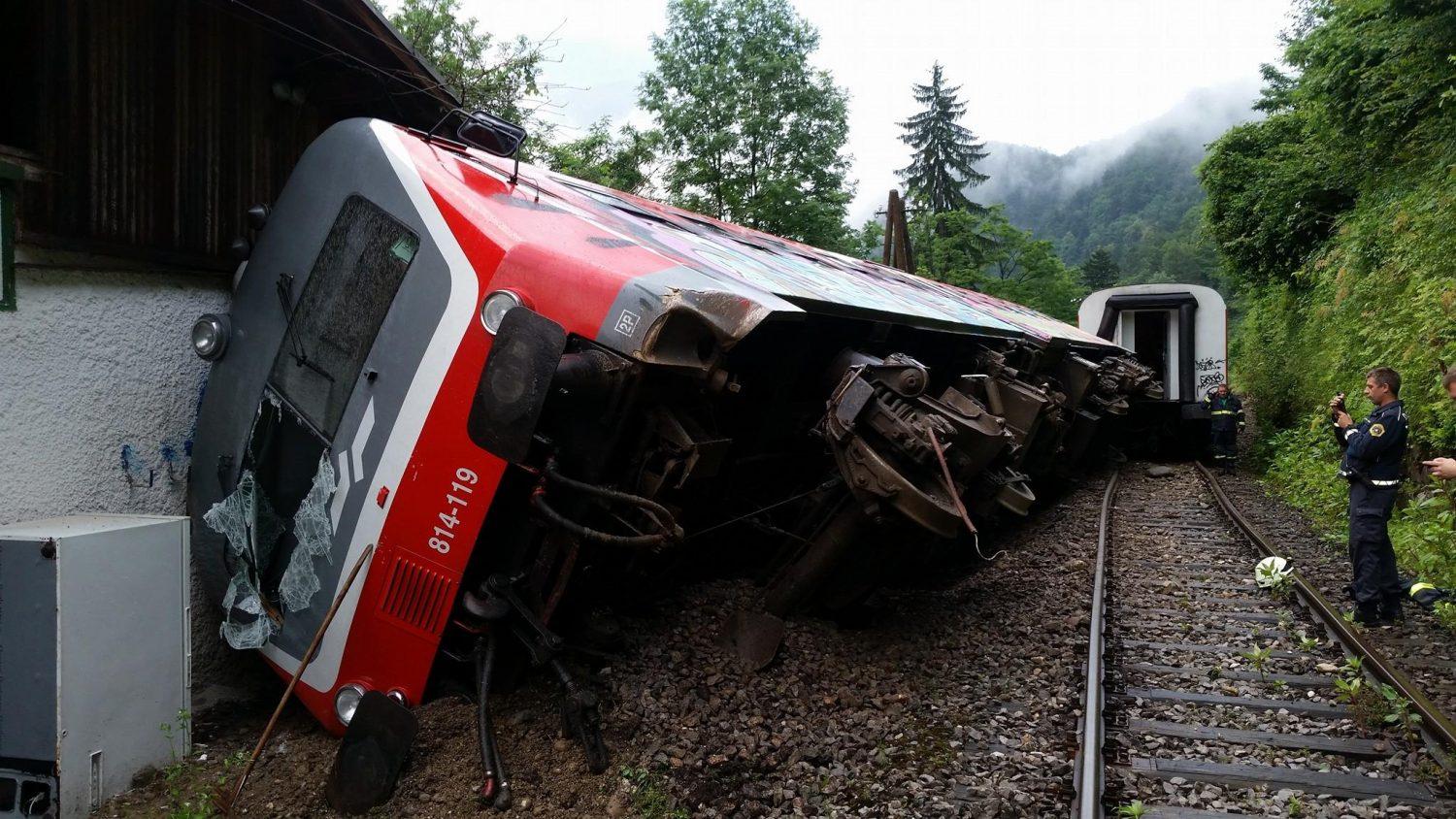 FOTO: V Sv. Danijelu iztiril vlak
