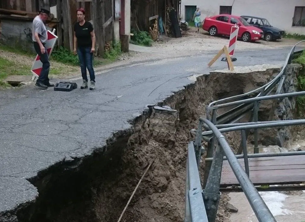 FOTO: Neurje je povzročilo težave tudi v Občini Črna na Koroškem