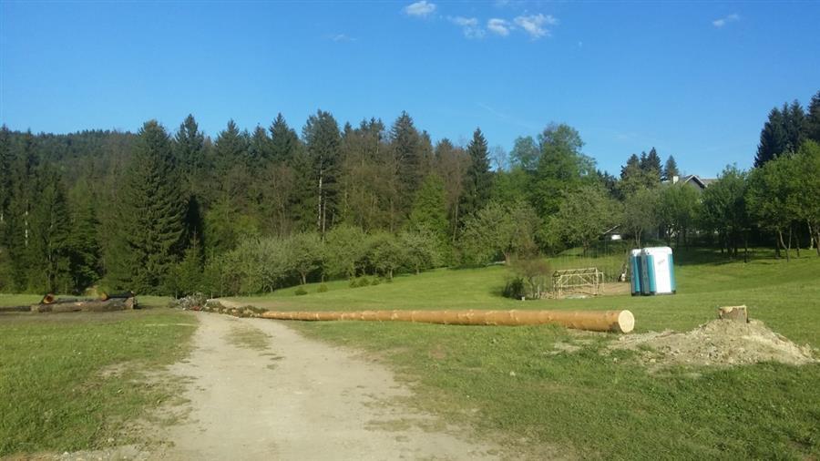 Javorniški mlaj je stal le dva dni