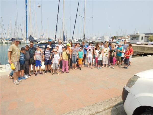 FOTO: Slovenjgraški otroci jadrali z Vasilijem Žbogarjem