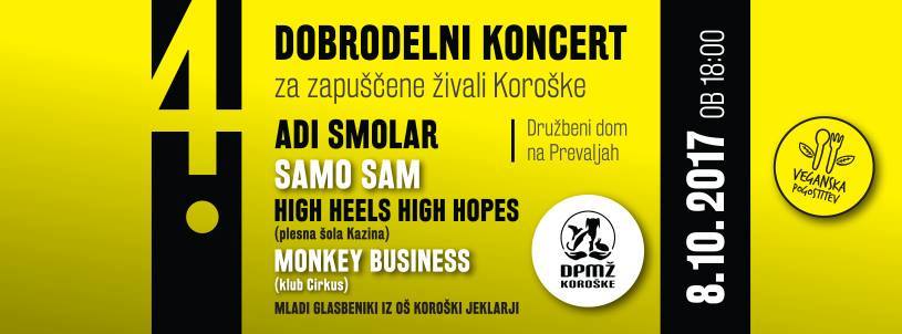 4. koncert za zapuščene živali Koroške