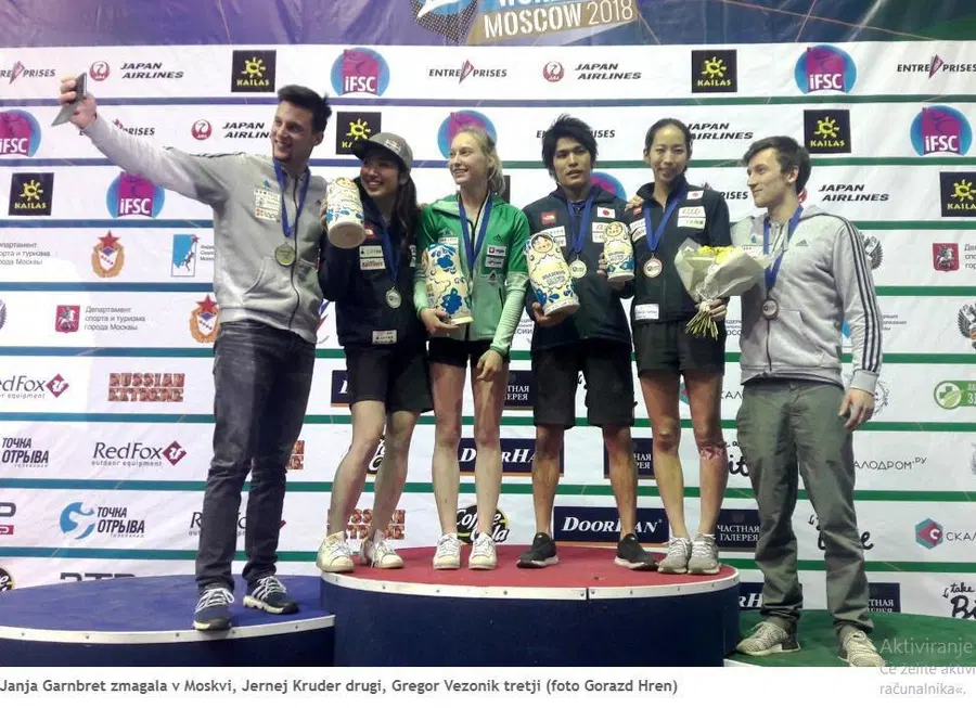 Nova zmaga Janje Garnbret, med najboljšimi tudi Gregor Vezonik