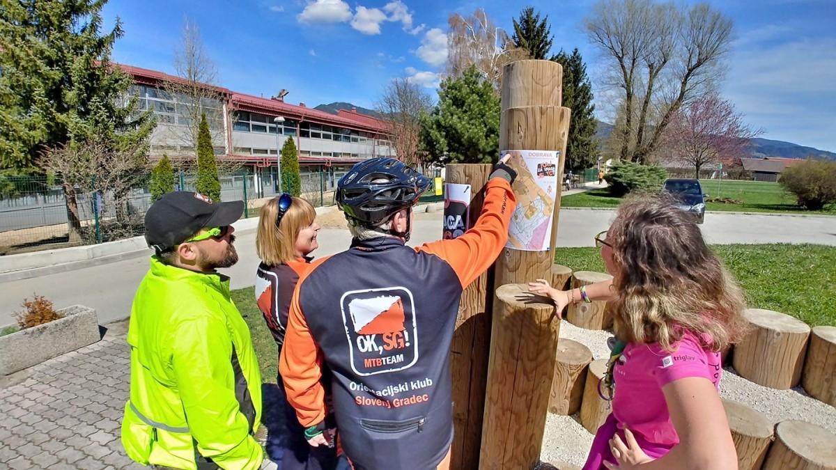 Orientacijski klub predstavil orientacijo z gorskim kolesom pred mednarodnim tekmovanjem za Pokal Slovenj Gradca