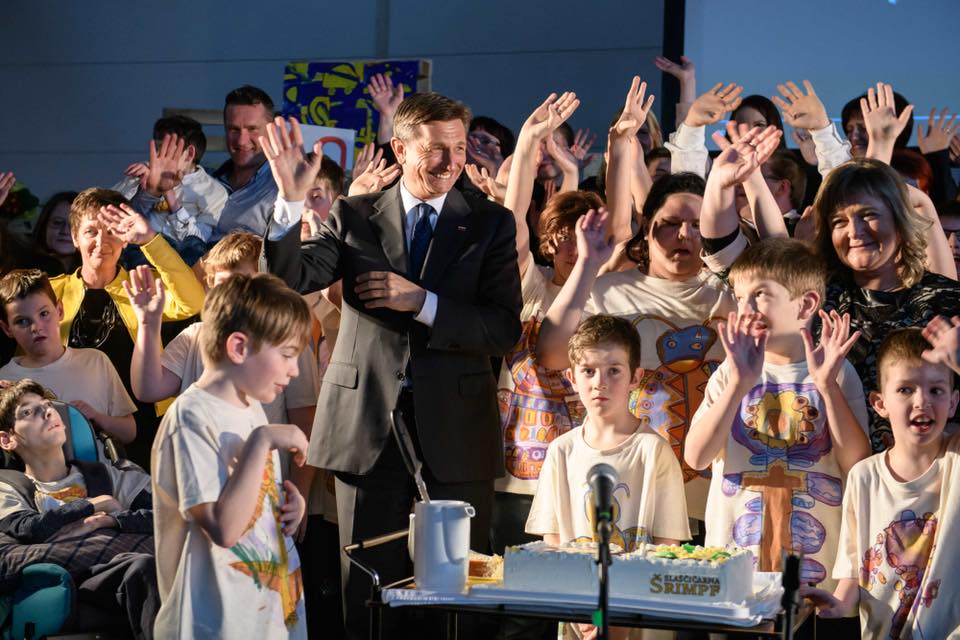 Učenci Tretje OŠ Slovenj Gradec navdušili predsednika Pahorja