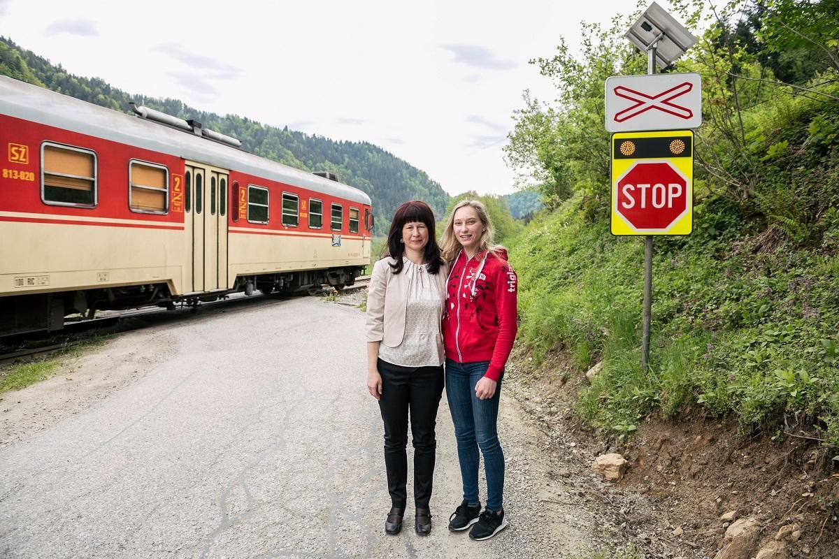 Odslej varneje čez železniški prehod v Podvelki s sistemom COPS@rail