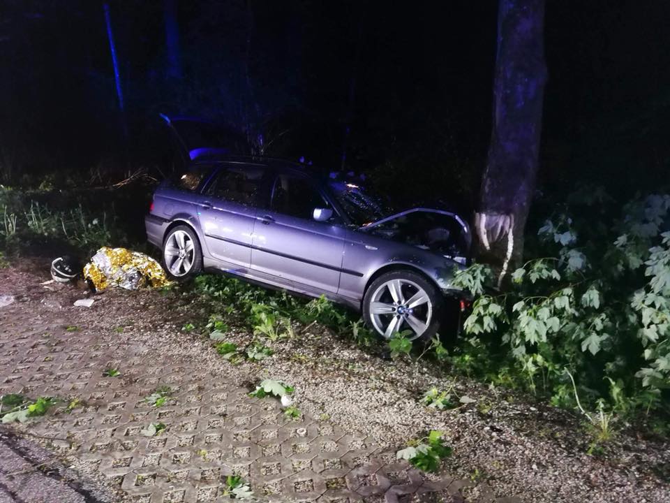 Trije poškodovani v prometni nesreči v Podgori