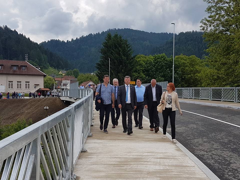 Po 20 mesecih most v Vuhredu ponovno odprt