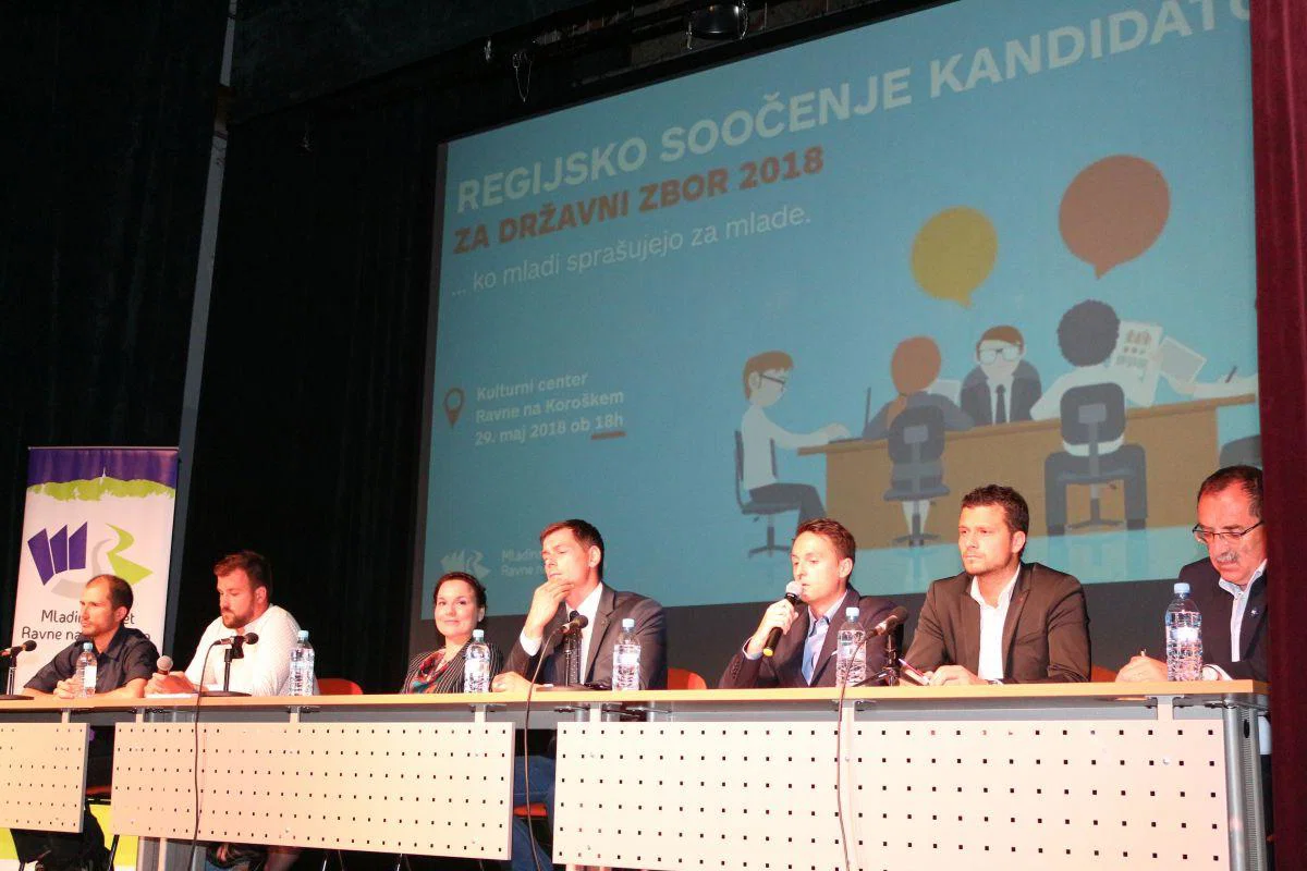 FOTO IN VIDEO: Kandidati Mežiške doline predstavili svoje predloge za izboljšanje položaja mladih