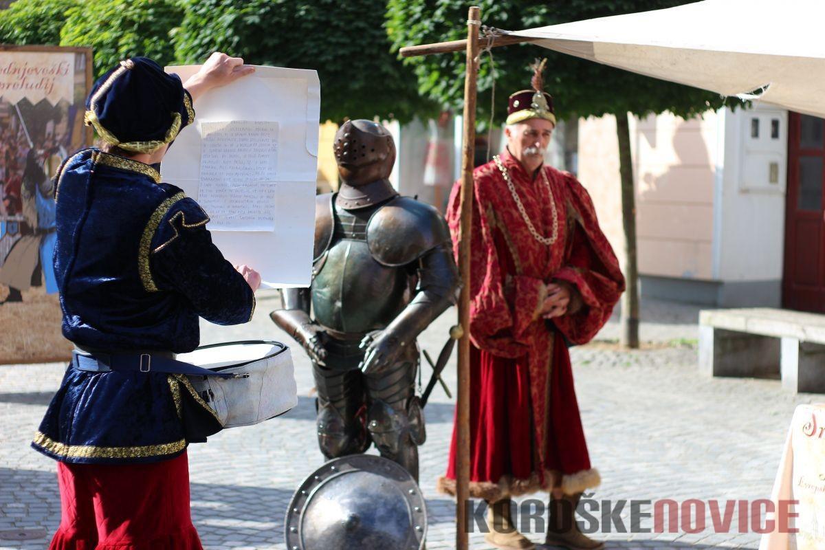 VIDEO: Z razglasom oznanili skorajšnji prihod Srednjeveškega preludija