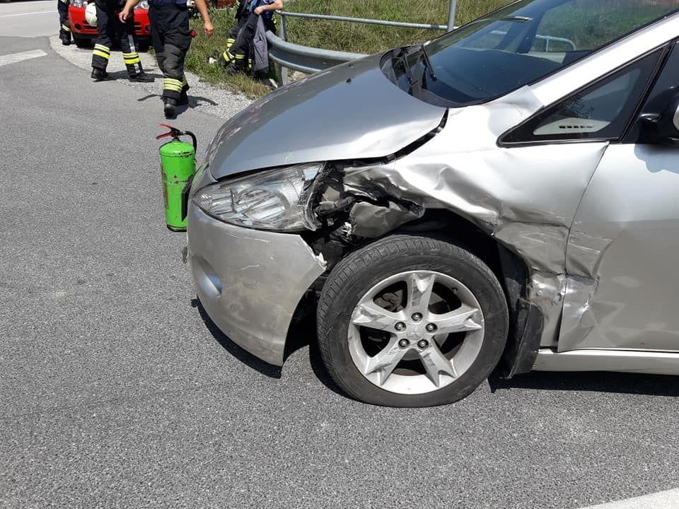 Nesreča na Ozarah - k sreči brez poškodovanih