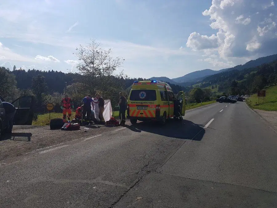 Policisti za minuli vikend izpostavljajo dve prometni nesreči