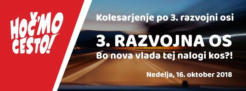 "3. razvojna os – bo nova vlada tej nalogi kos?!"