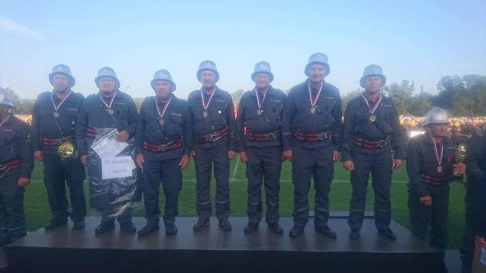 Starejši gasilci PGD Kotlje državni prvaki v Gornji Radgoni