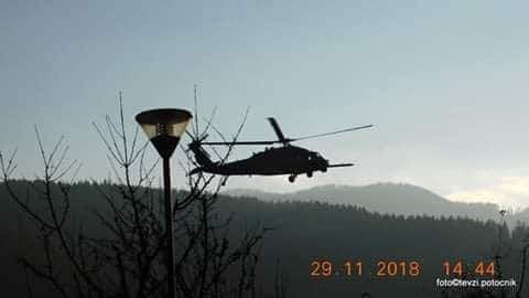 FOTO: To je razlog današnjega preletavanja helikopterjev nad Koroško