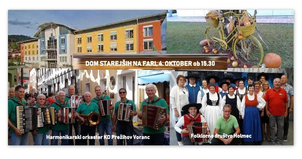 V domu starejših Na Fari se bo pelo, igralo in plesalo