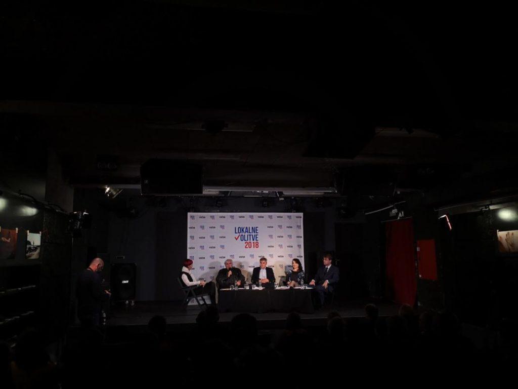 Ravenski županski kandidati so se prvič soočili iz oči v oči