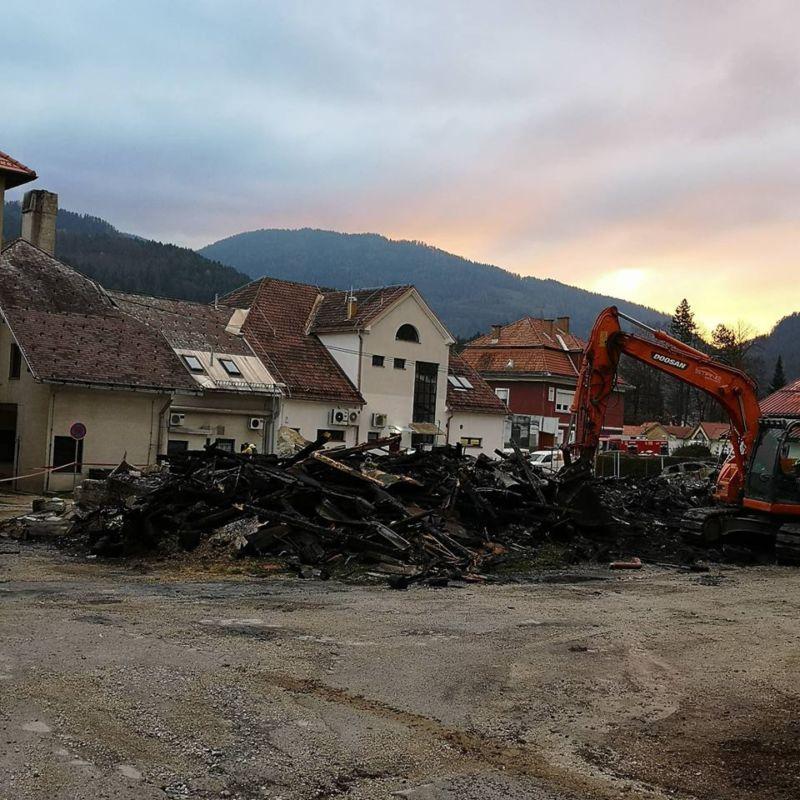 Požar v Mežici - materialna škoda ocenjena na približno 200.000 €