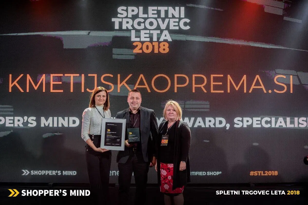 Tudi Mehanizacija Miler z nazivom Spletni trgovec leta 2018!