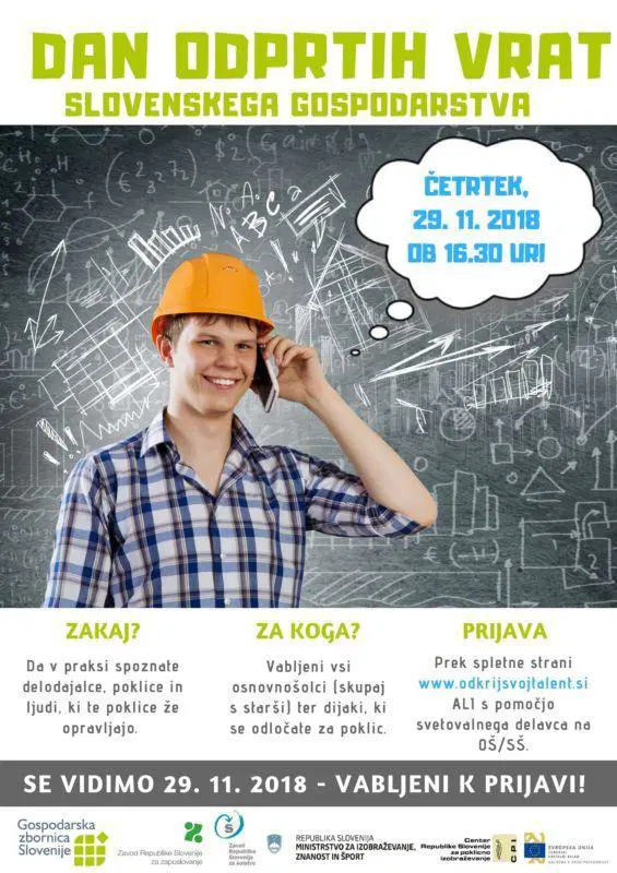 Dan odprtih vrat slovenskega gospodarstva za mladino in starše