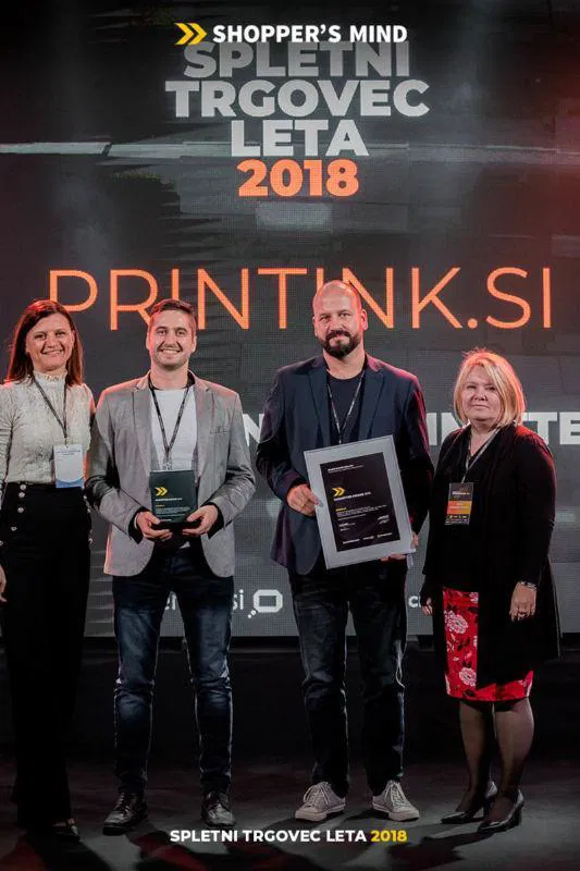 PRINTINK.si je postal spletni trgovec leta 2018!