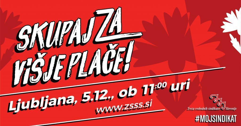 Skupaj za višje plače