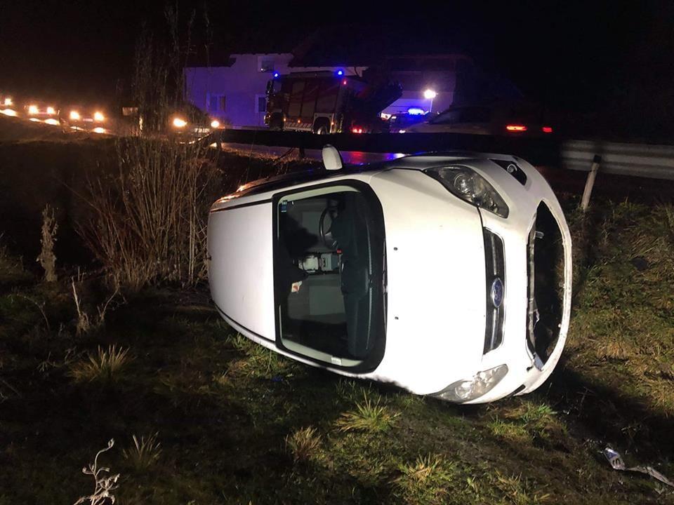 FOTO: Prometna nesreča na Selah