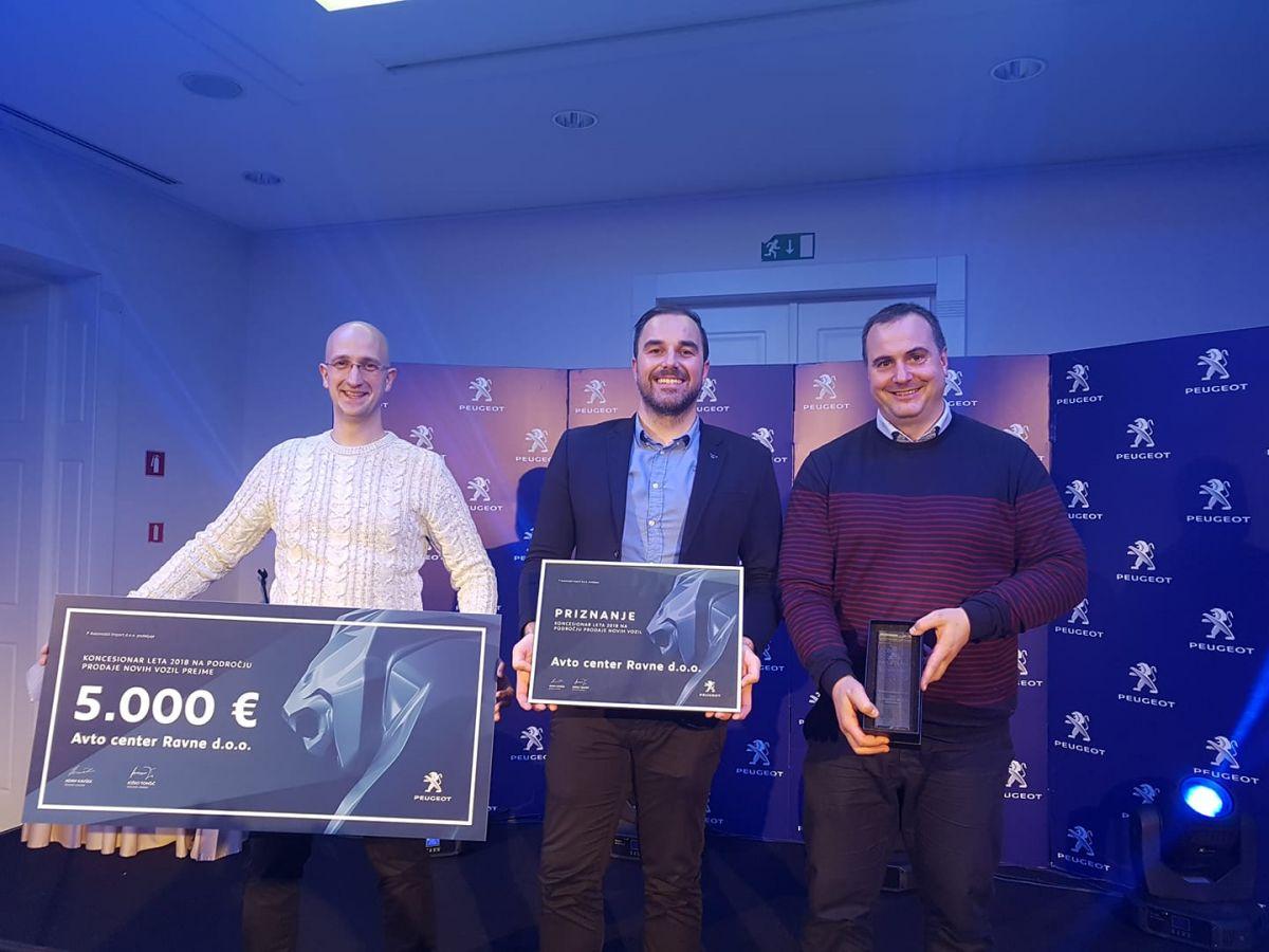 Avto center Ravne postal Peugeot prodajalec leta 2018