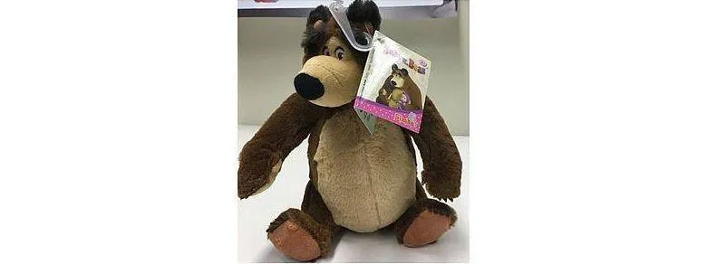 Odpoklic plišaste igrače Maša in medved
