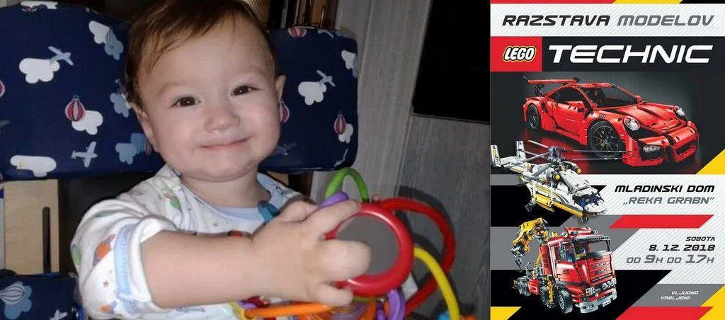 Dobrodelna razstava modelov Lego Technic za Lovra iz Dravograda