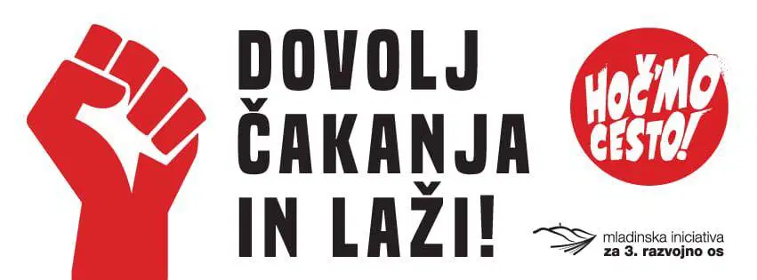 Mladinska iniciativa za 3. razvojno os: Dovolj je čakanja in laži!