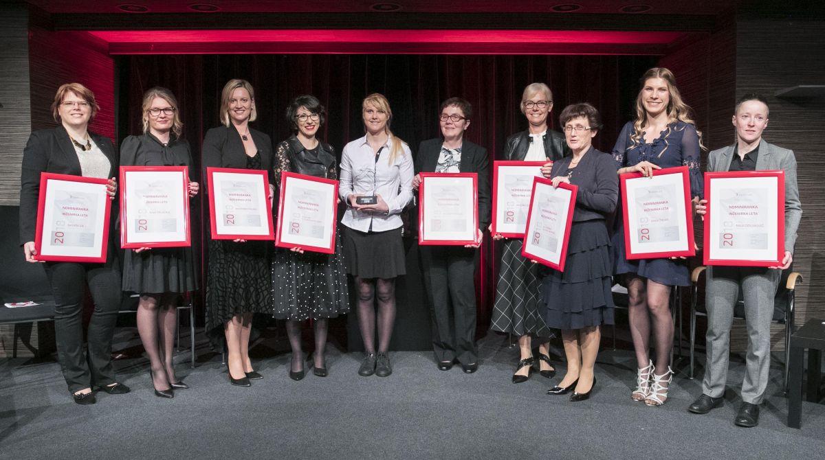 FOTO in VIDEO: Inženirka leta 2018 je Dora Domajnko