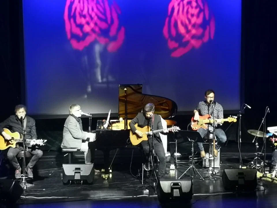 FOTO: Slavko Ivančič in Dejan Dimec navdušila v Kulturnem centru na Ravnah