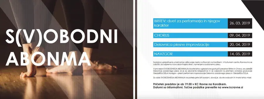 V Kulturnem centru Ravne imajo nov abonma