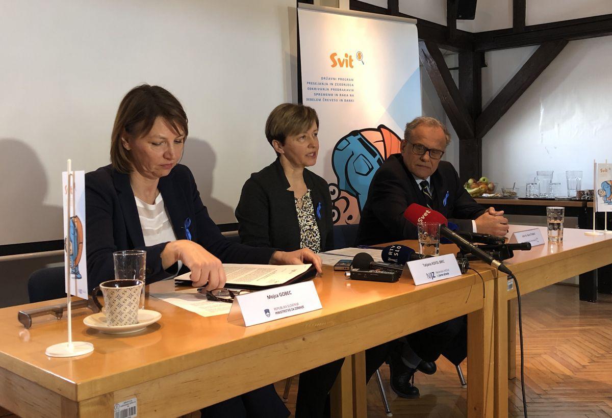 Uspešnih 10 let Programa Svit: Manj zbolelih zaradi raka debelega črevesa in danke