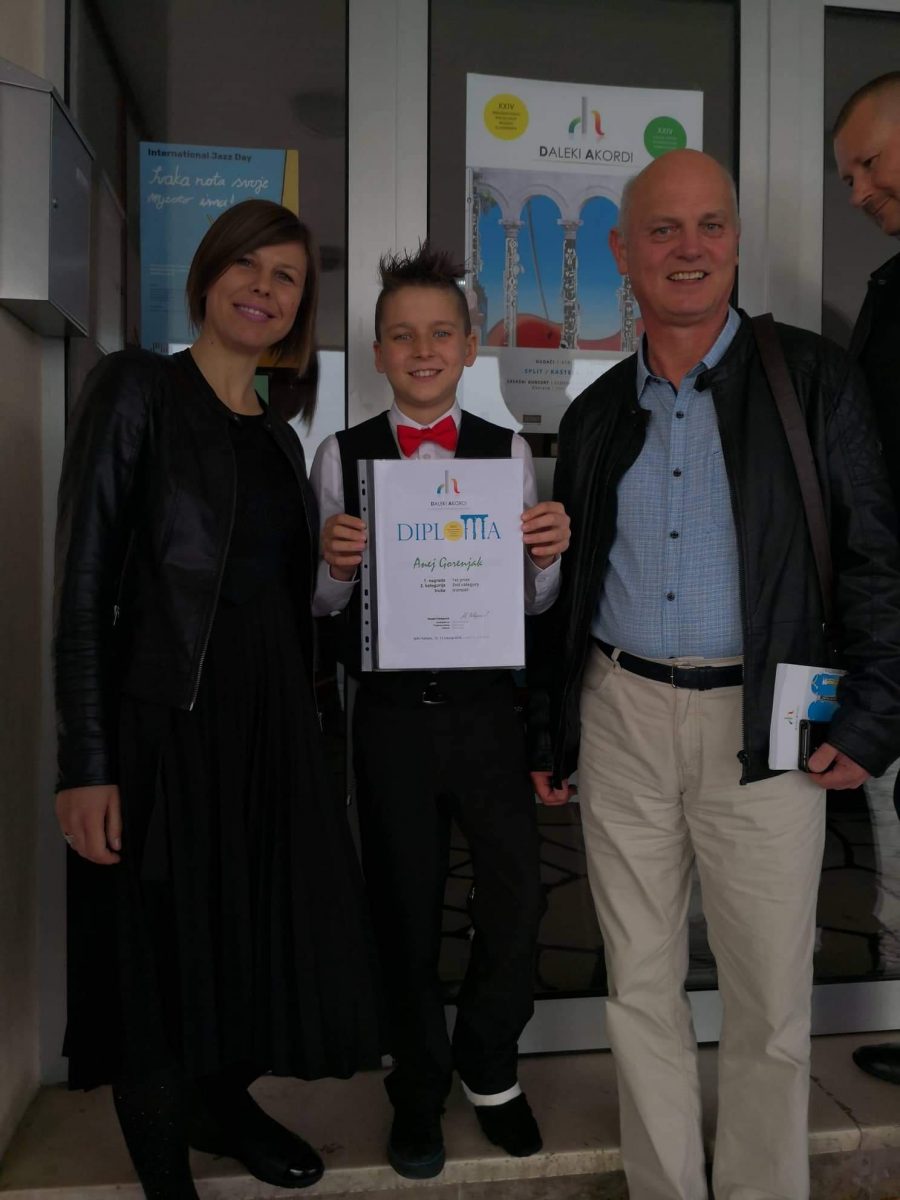 Anej Gorenjak: Na mednarodnem tekmovanju v Splitu je dosegel neverjetnih 99,72 točk