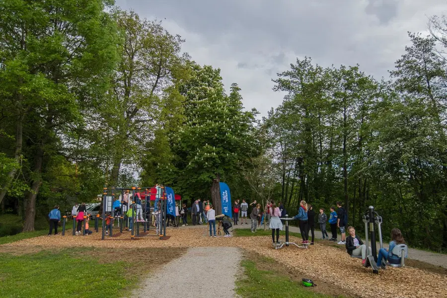 Otvoritev športnega poligona Skupine SIJ v Mozirju (FOTO)