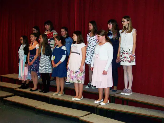 Na območni reviji "Lepo je pomladi" so se predstavili koroški otroški in mladinski pevski zbori (FOTO)