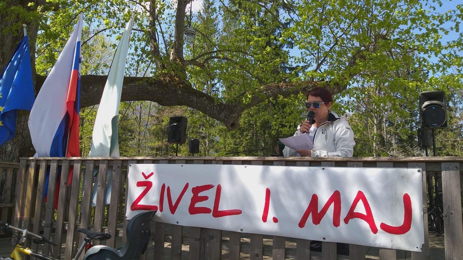 Prvomajska srečanja na Koroškem. Šarec: »Nikomur ne rabimo biti hlapci, nikdar in nikoli" (FOTO)