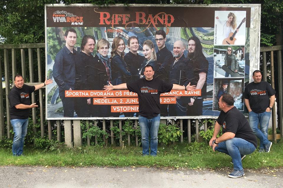Forma Viva Rock Ravne: Vabljeni na koncert skupine Riff band z gosti