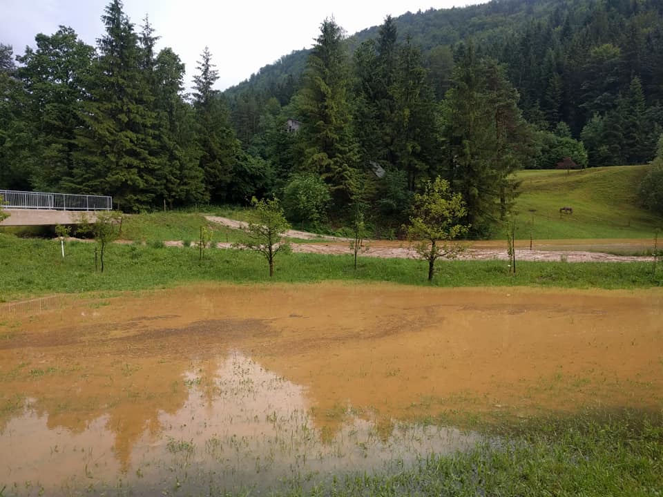 VIDEO in FOTO: Posledice včerajšnjega neurja na Koroškem