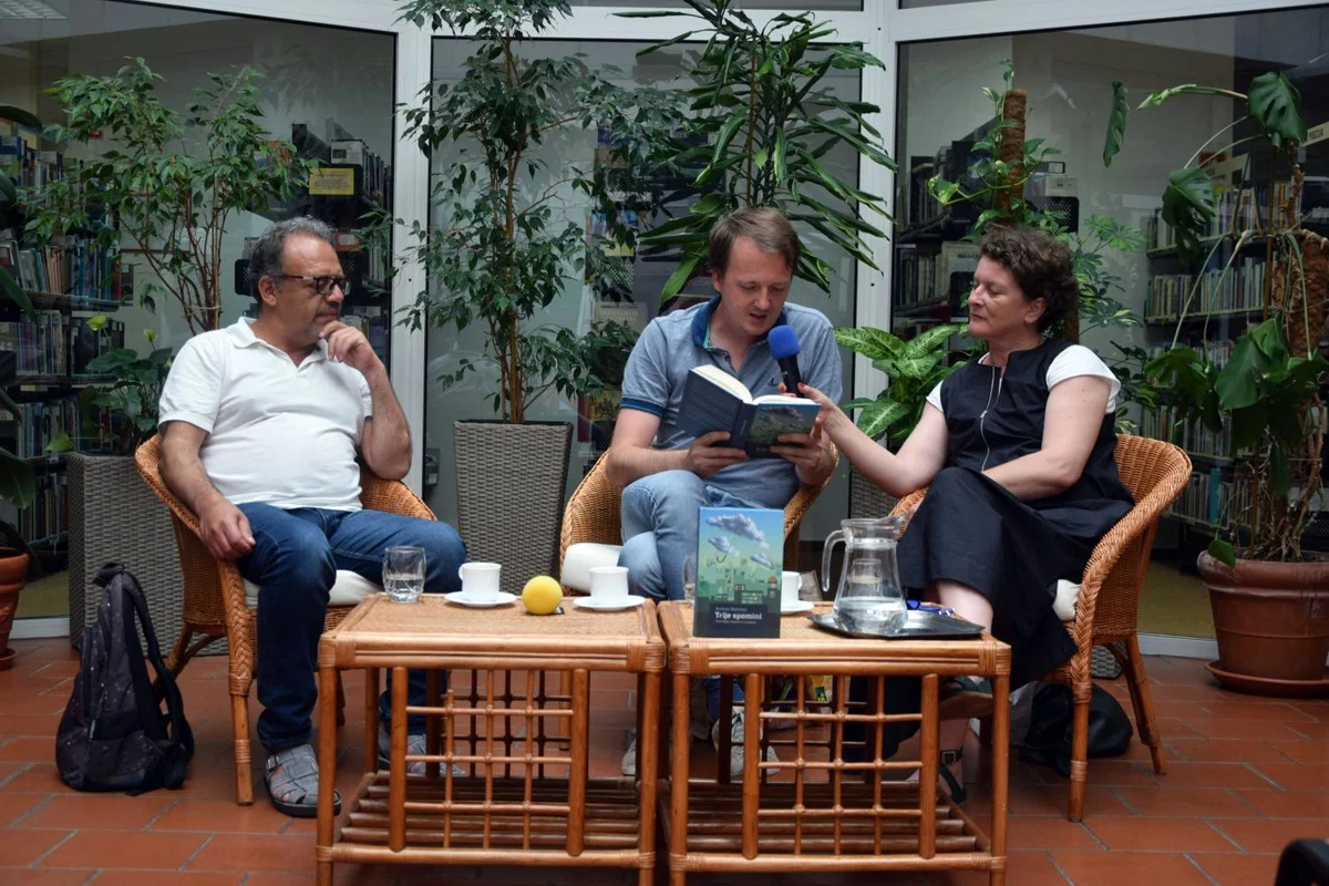 Ob svetovnem dnevu beguncev smo prisluhnili predstavitvi knjige Trije spomini - med Hajfo, Alepom in Ljubljano (FOTO)