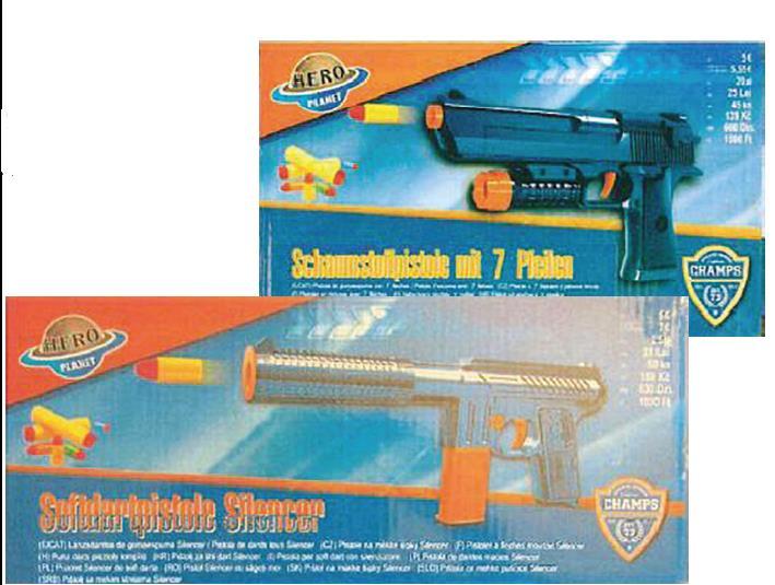 Podjetje TEDi Betriebs odpoklicalo dve pištoli za igranje